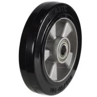 100mm Elastic Rubber on Aluminium Wheel [220kg max load]