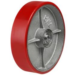 100mm Polyurethane on Cast Iron Core Wheel [260kg max load]