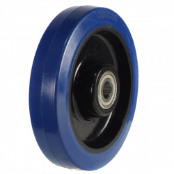 125mm Elastic Non-Marking Rubber on Nylon Wheel [210kg max load]