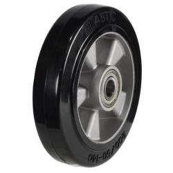 200mm Elastic Rubber on Aluminium Wheel [450kg max load]