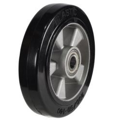 250mm Elastic Rubber on Aluminium Wheel [550kg max load]