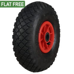 260mm Puncture Proof/Flat Free PU Plastic Centre Wheel [125kg max load]