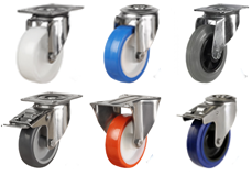 A collection of Stainless Steel Castors
