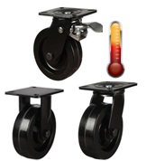 Black Phenolic (High Temperature) Castors [LMHBWAN]