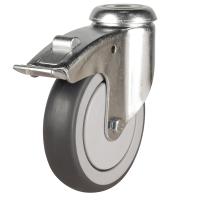 LWATPRBJ Bolt Hole Braked Castors