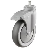 DPTPR Braked Threaded Stem Castors