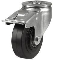 DRHT Bolt Hole Swivel Braked Castors