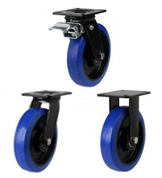 Elastic Non-Marking Rubber on Nylon Castors [LMHBNB]