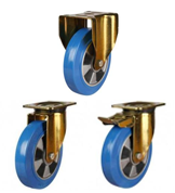 Elastic Polyurethane on Aluminium Castors [GDHEPA]