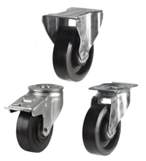 Elastic Rubber on Cast Iron Castors [DRHRT]