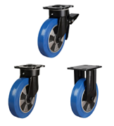 Heavy Duty Elastic Polyurethane Castors [NGREPA]