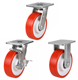 Heavy Duty Polyurethane on Nylon Castors [LMHPNOBHD]