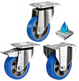 Stainless Steel Elastic Polyurethane Castors [SSGDHEPABJ]