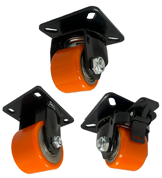 High Load Low Level Polyurethane Castors [GXHPTBJ]