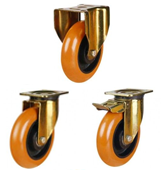 Medium/Heavy Duty Polyurethane on Cast Iron Castors [GDHPTRP]