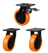 Medium/Heavy Duty Polyurethane on Nylon Castors [LMBHPX]