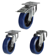 Medium Duty Non-Marking Rubber Castors