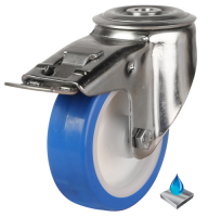 SSDREPN Bolt Hole Swivel Braked Castors