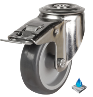 SSDRTPR Bolt Hole Braked Castors