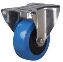 100mm Elastic Polyurethane Fixed Castor [250kg max load]
