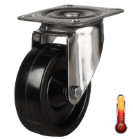 100mm High Temperature Resistant Swivel Castor [150kg max load]