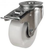 100mm Nylon Swivel Braked Castor [350kg max load]