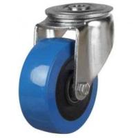 100mm Elastic Polyurethane Swivel Castor [250kg max load]