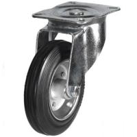 100mm Rubber Swivel Castor [80kg max load]