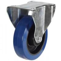 125mm Non-Marking Rubber Fixed Castor [250kg max load]