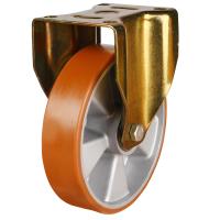 125mm Polyurethane Fixed Castor [450kg max load]