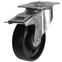 125mm Cast Iron Swivel Braked Castor [270kg max load]