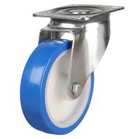 150mm Elastic Polyurethane Swivel Castor [200kg max load]