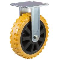150mm Polyurethane Fixed Castor [300kg max load]