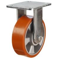 150mm Polyurethane Fixed Castor [500kg max load]