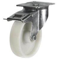 150mm Nylon Swivel Braked Castor [350kg max load]