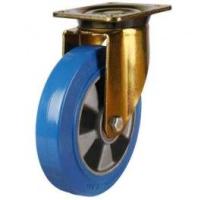 160mm Elastic Polyurethane Swivel Castor [600kg max load]
