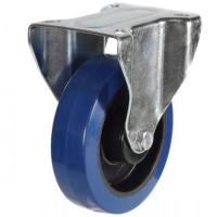 160mm Non-Marking Rubber Fixed Castor [350kg max load]