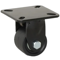 BULK BUY / 50mm Low Level Nylon Fixed Castor | 300kg