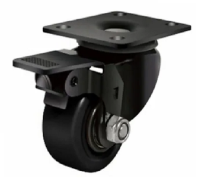 50mm Nylon Swivel Braked Castor [200kg max load]