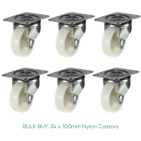 BULK BUY / 100mm Nylon Castor | 140kg