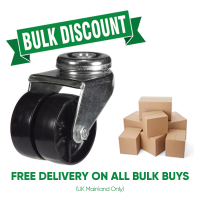 BULK BUY / 50mm Nylon Bolt Hole Castor | 60kg