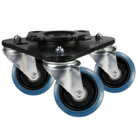 Heavy Duty 100mm Non-Marking Rubber Scene Shifter 460kg Load