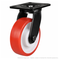Heavy Duty 150mm Polyurethane on Nylon Swivel Castor - 500kg Load