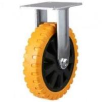 Heavy Duty 200mm Polyurethane on Nylon Fixed Castor - 430kg Load