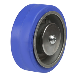 Medium Duty 100mm High Temperature Resistant Rubber Wheel - 300kg Load