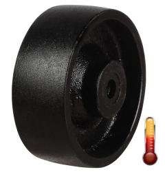 100mm Solid Cast Iron Wheel [350kg max load]