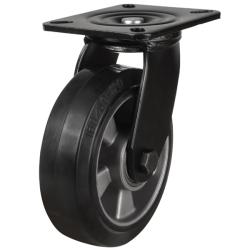 125mm Elastic Rubber Swivel Castor [250kg max load]