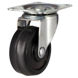 50mm Solid Rubber Swivel Castor [30kg max load]