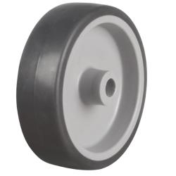Light Duty 80mm Synthetic Non-Marking Rubber Wheel - 60kg Load