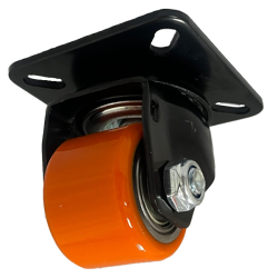 Heavy Duty 50mm Polyurethane Swivel Castor - 300kg Load